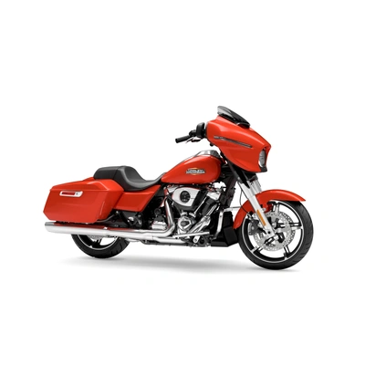 2026 Harley-Davidson Street Glide - Blood Orange - Chrome Trim