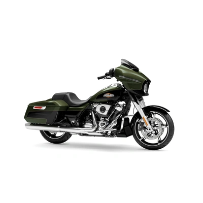 2026 Harley-Davidson Street Glide - Olive Steel Metallic/Vivid Black - Chrome Trim
