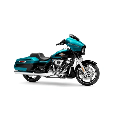 2026 Harley-Davidson Street Glide - Teal Thunder/ Vivid Black - Chrome Trim