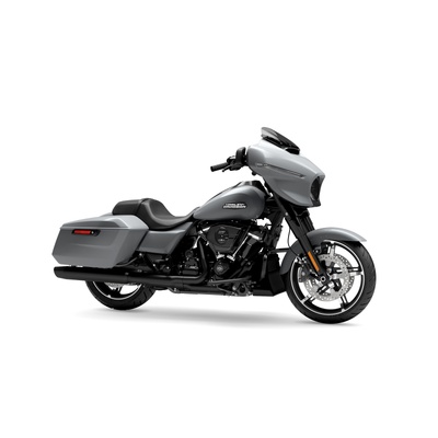 2024 Harley Davidson STREET GLIDE Atlas Silver Metallic with Black Trim