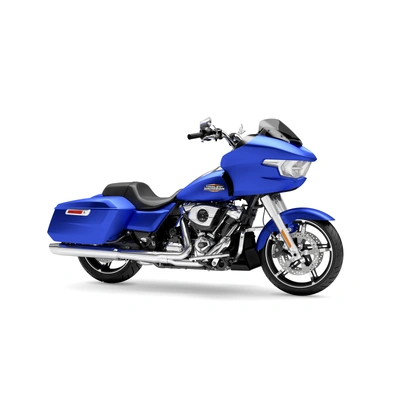 2026 Harley-Davidson Road Glide - Aurora Blue Denim - Chrome Trim