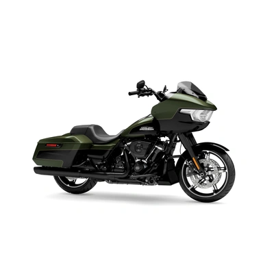 2026 Harley-Davidson Road Glide - Olive Steel Metallic/Vivid Black - Black Trim