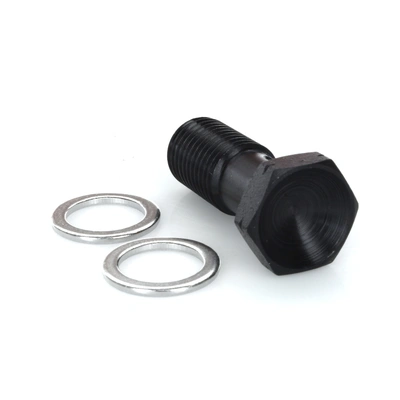 12mm M12 x 1.50 Banjo Bolt - Black