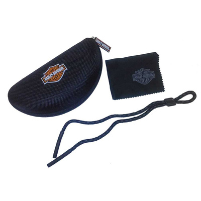 Harley-Davidson Mens Jumbo Light Adjusting Sunglasses - Smoke Grey Lens - Matte Black