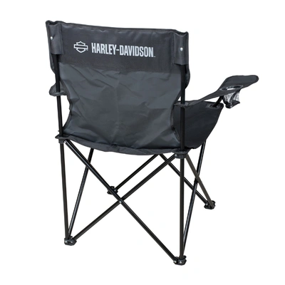 Harley-Davidson Open B&amp;S Folding Chair - Black