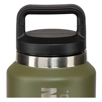 Harley-Davidson Motor Co. Double-Wall Water Bottle - Stainless Steel/Green