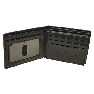 Harley-Davidson Mens Classic Bi-Fold RFID Wallet With Coin Pocket