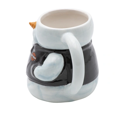Harley-Davidson Biker Snowman Sculpted Mug Mug