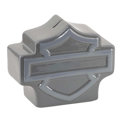 Harley-Davidson Open Bar &amp; Shield Shaped Bank