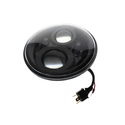 7in. LED HeadLight Insert with Parker - Black. Fits Most H-D, Indian Chief Classic &amp; Dark Horse Models with 7in. Headlight
