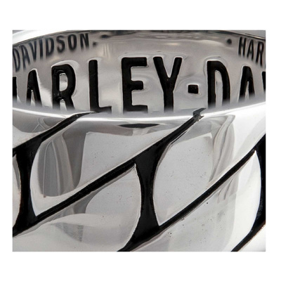 Harley-Davidson Flat Chain Thick Ring - Polished Stainless Steel - 12