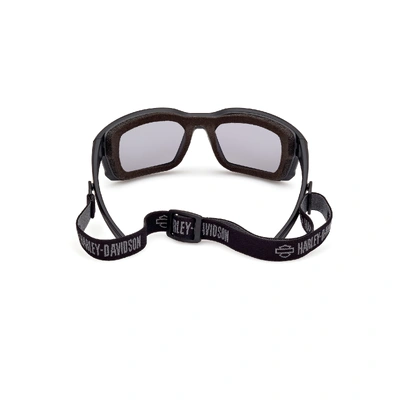 Harley-Davidson Mens Classic Eagle Sunglasses - Matte Black/Smoked Polarised Lens
