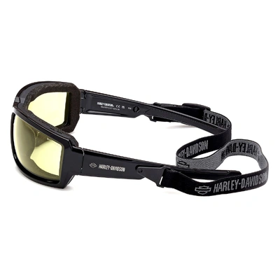 Harley-Davidson Mens Tour Of Duty Sunglasses - Black/Light Adjusting Yellow Lens