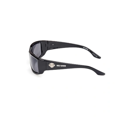 Harley-Davidson Womens Race Her Sunglasses - Black/Smoke Lens