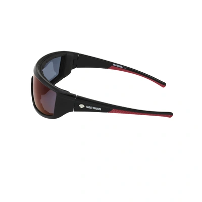 Harley-Davidson Womens Celebration Sunglasses - Black/Smoke Red Mirror Lens