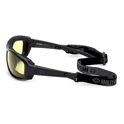 Harley-Davidson Mens Genera 2.0 Sunglasses - Black/Yellow Light Adjusting Lens