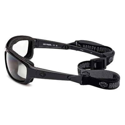 Harley-Davidson Mens Gym Time 2.0 Sunglasses - Shiny Black/Polarised Light Adjusting Lens