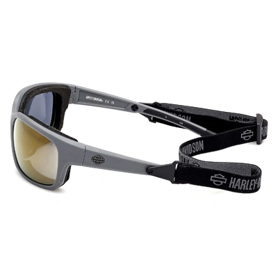 Harley-Davidson Mens Classic Eagle 2.0 Sunglasses - Grey/Bronze Lens