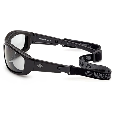 Harley-Davidson Mens Blaze XL Ace 2.0 Sunglasses - Shiny Black/Smoke Polarised Lens