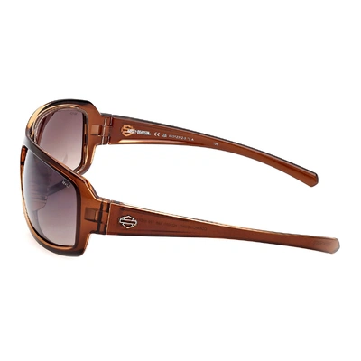 Harley-Davidson Mens Common Bond Sunglasses - Brown Crystal/Brown Gradient Lens