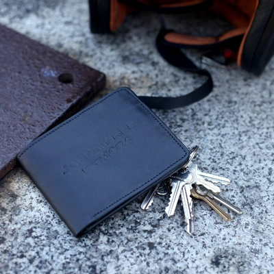 Johnny Reb Leather Wallet - Black