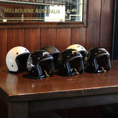 Johnny Reb Mini Helmet Collectable - Black/White Logo