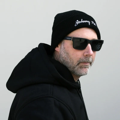 Johnny Reb Script Beanie - Black - OS