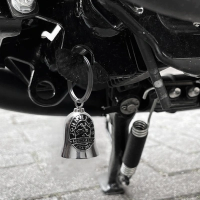 Johnny Reb Logo Ride Bell - Silver