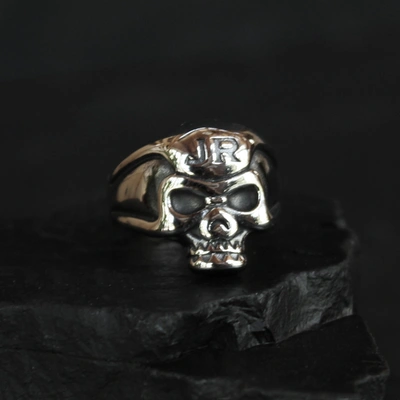 Johnny Reb Skull Ring - Silver
