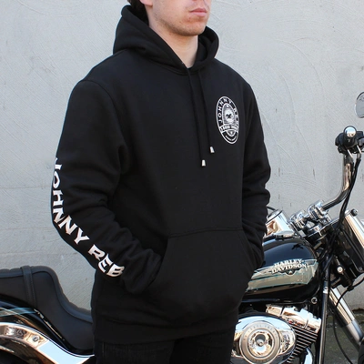 Johnny Reb Mens Johnny Reb Protective Fleece Hoodie - Black