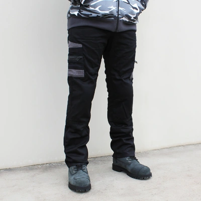 Johnny Reb Mens Protective Tradie Pants - Black