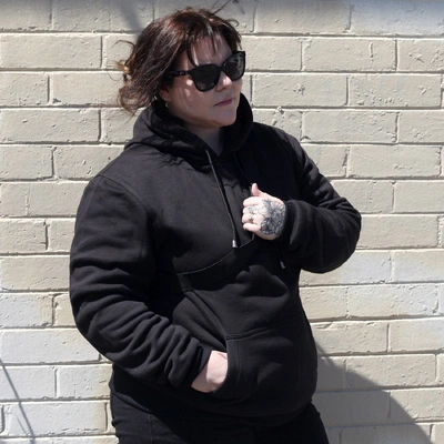 Johnny Reb Womens Hume Protective Hoodie - Black