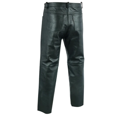 Johnny Reb Mens Oxley Leather Pants - Black