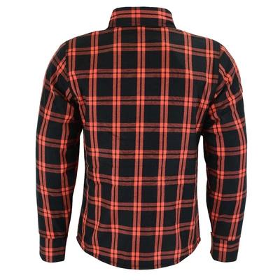 Johnny Reb Mens Nullabor Protective Shirt - Black/Orange