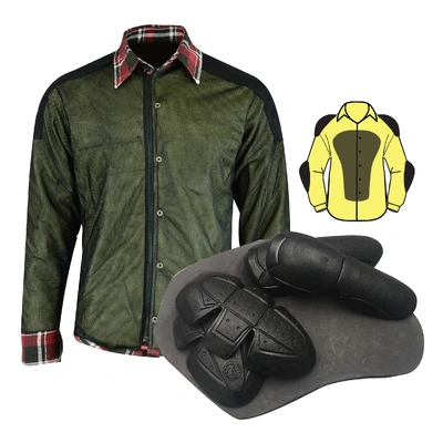 Johnny Reb Mens Wattle Protective Shirt - Black