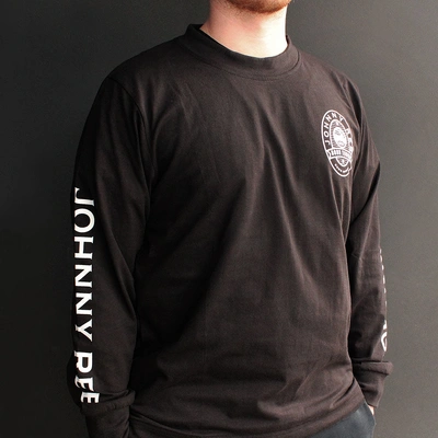 Johnny Reb Johnny Reb Logo Long Sleeve T-Shirt - Black