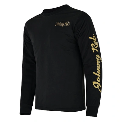 Johnny Reb True Blue Long Sleeve T-Shirt - Black/Gold