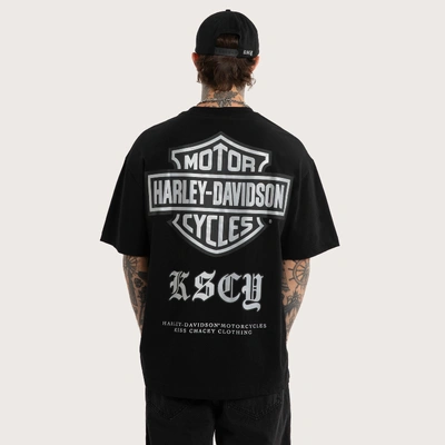 Harley-Davidson x KSCY Scrambler Street Tee - Jet Black