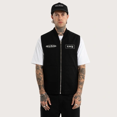 Harley-Davidson x KSCY Freewheeler Worker Vest - Washed Black