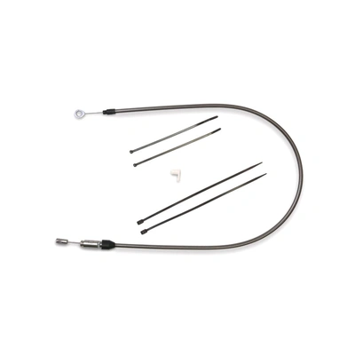 Magnum Quick Connect Upper Clutch Cable Fits Softail 2018-2024/Most Touring 2021-2024 - 44&#39;&#39; - Black Pearl