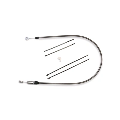 Magnum Quick Connect Upper Clutch Cable Fits Softail 2018-2024/Most Touring 2021-2024 - 52&#39;&#39; - Black Pearl