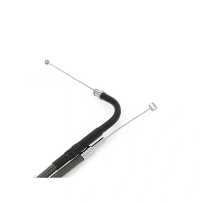 Magnum Throttle Cable Fits Big Twin 1996-2017 - 34-3/4&#39;&#39; - Black Pearl