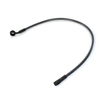 Magnum Upper Front Brake Line with 12mm x 35 Degree Banjo - 24&#39;&#39; - Black Pearl