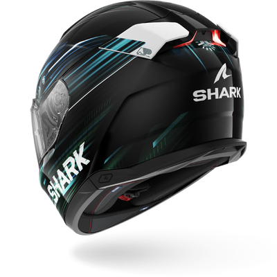 Shark Skwal i3 Light-Blur Helmet - Black/Blue/Green