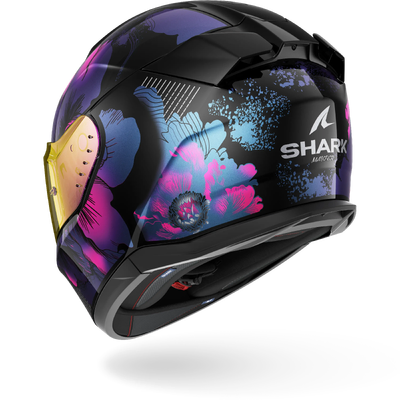 Shark D-Skwal 3 Mayfer Helmet - Black/Violet