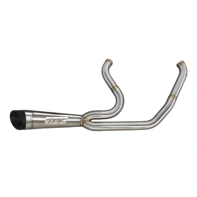Shorty Turnout 2-into-1 Exhaust - Stainless Steel. Fits Touring 2017up