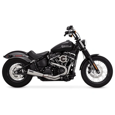 Vance &amp; Hines Upsweep PCX Exhaust - Softail 18-23 FXFB/FXBB/FLSL/FLDE/FXLR - Stainless Steel