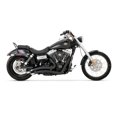 Vance &amp; Hines Big Radius 2-2 Black Dyna 06-17 (Excl Switch Back)