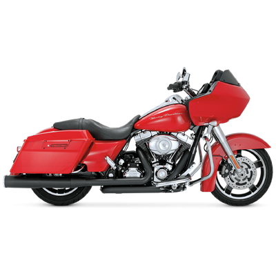 Vance &amp; Hines Hi-Output Slip-Ons Black Touring 95-16