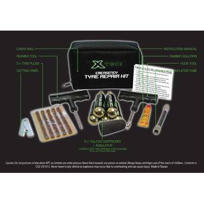 XT EMERGENCY TYRE REPAIR KIT